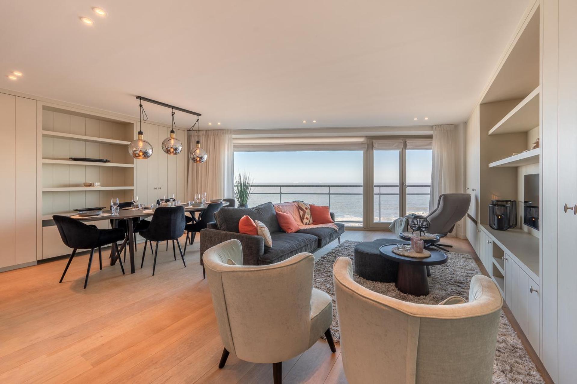 7E Verdiep Appartement Op De Zeedijk In Knokke Voor Max 6 Personen Εξωτερικό φωτογραφία