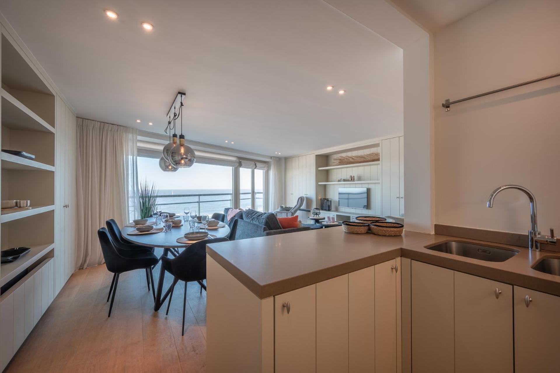 7E Verdiep Appartement Op De Zeedijk In Knokke Voor Max 6 Personen Εξωτερικό φωτογραφία